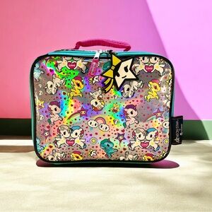Tokidoki Neon Star Unicorno Insulated Lunch Bag for Work School Travel HTF NWT